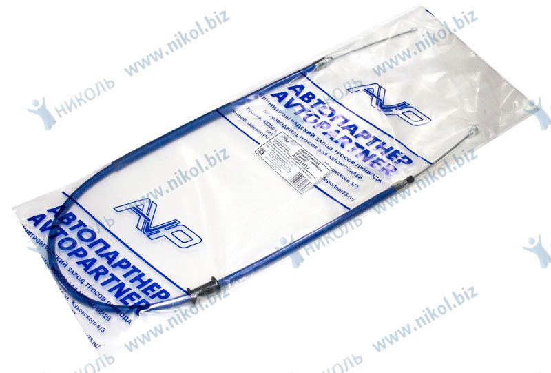 Трос ручного тормоза PEUGEOT Boxer, Jumper, Ducato 04/2006 задний (L-1390мм) Автопартнер