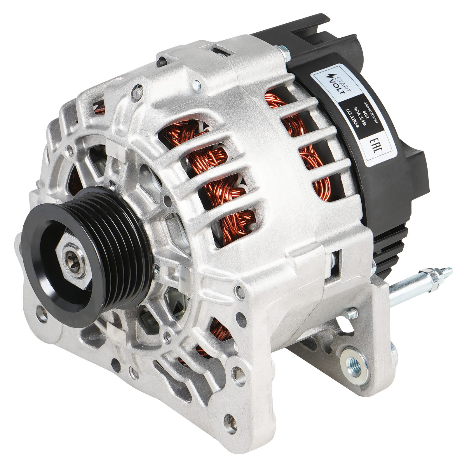 Генератор VAG Fabia II 07-, Fabia I 99-, Rapid 12- 1.2T 90A StartVolt