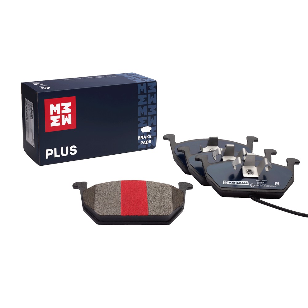 Колодки тормозные Audi A3 (8V) 12-; Skoda Octavia III (A7) 12-; VW Golf VII 12- задние Marshall PLUS