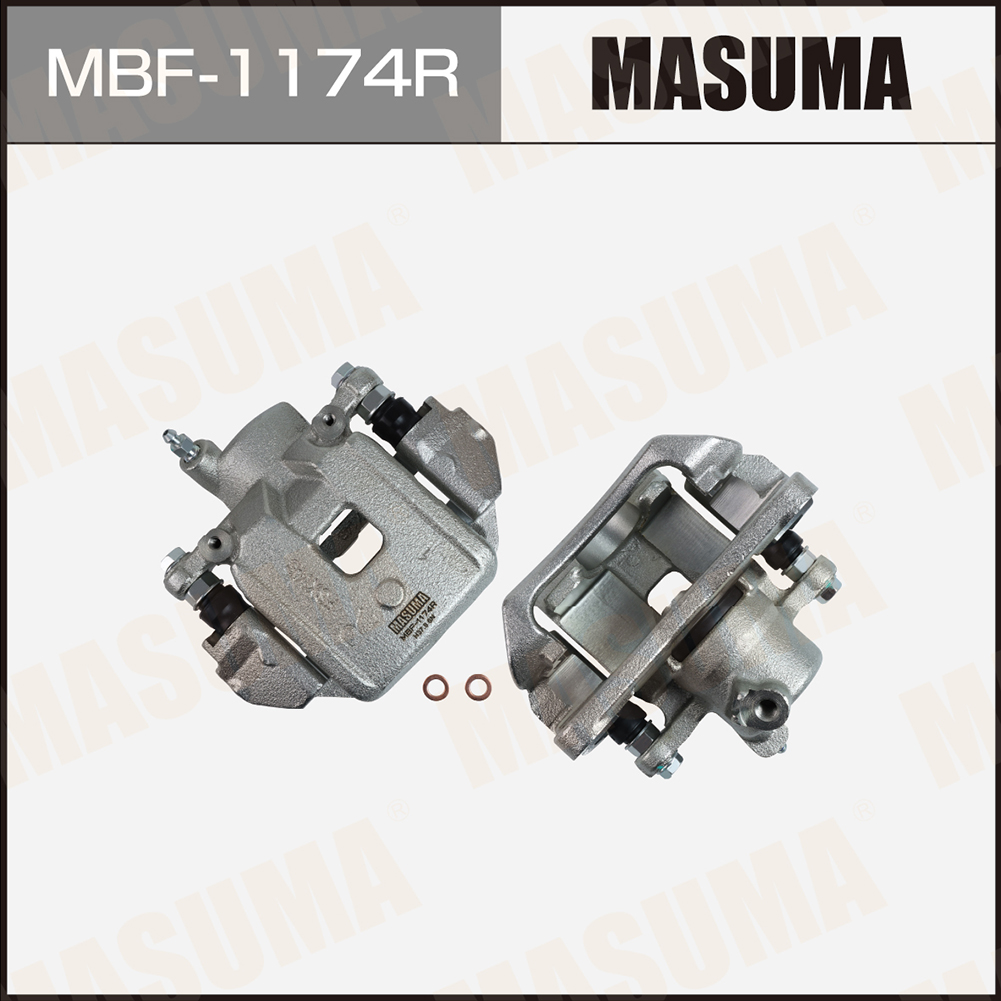 Суппорт тормозной Toyota Land Cruiser 100 02-07 задний RH со скобой Masuma