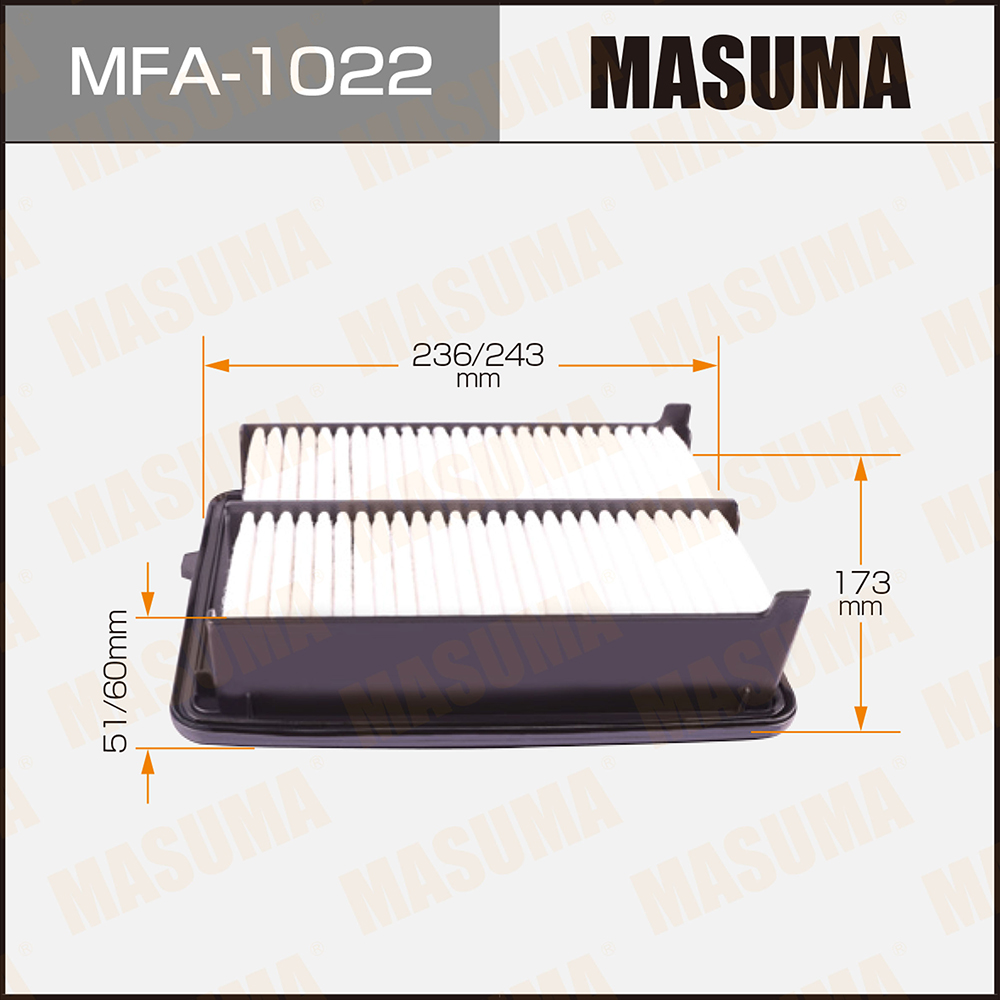 фильтр воздушный Honda ODYSSEY 2013-2021 Masuma
