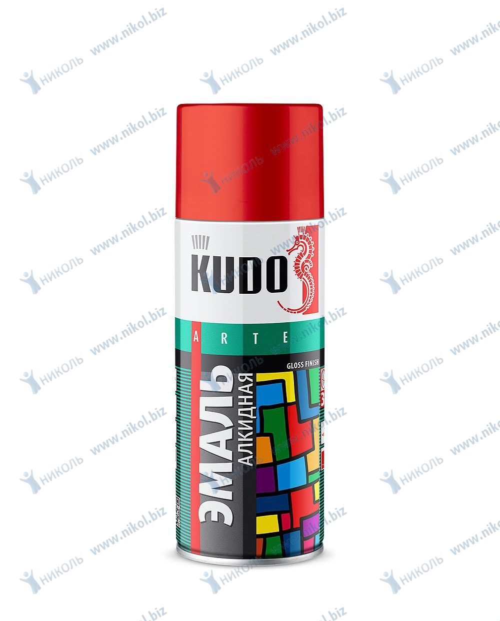 Краска аэроз оранжевая KUDO (520мл)