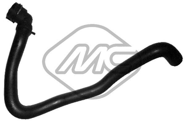 Патрубок отопителя ACTOR Passat/A4 1.9D_METALCAUCHO