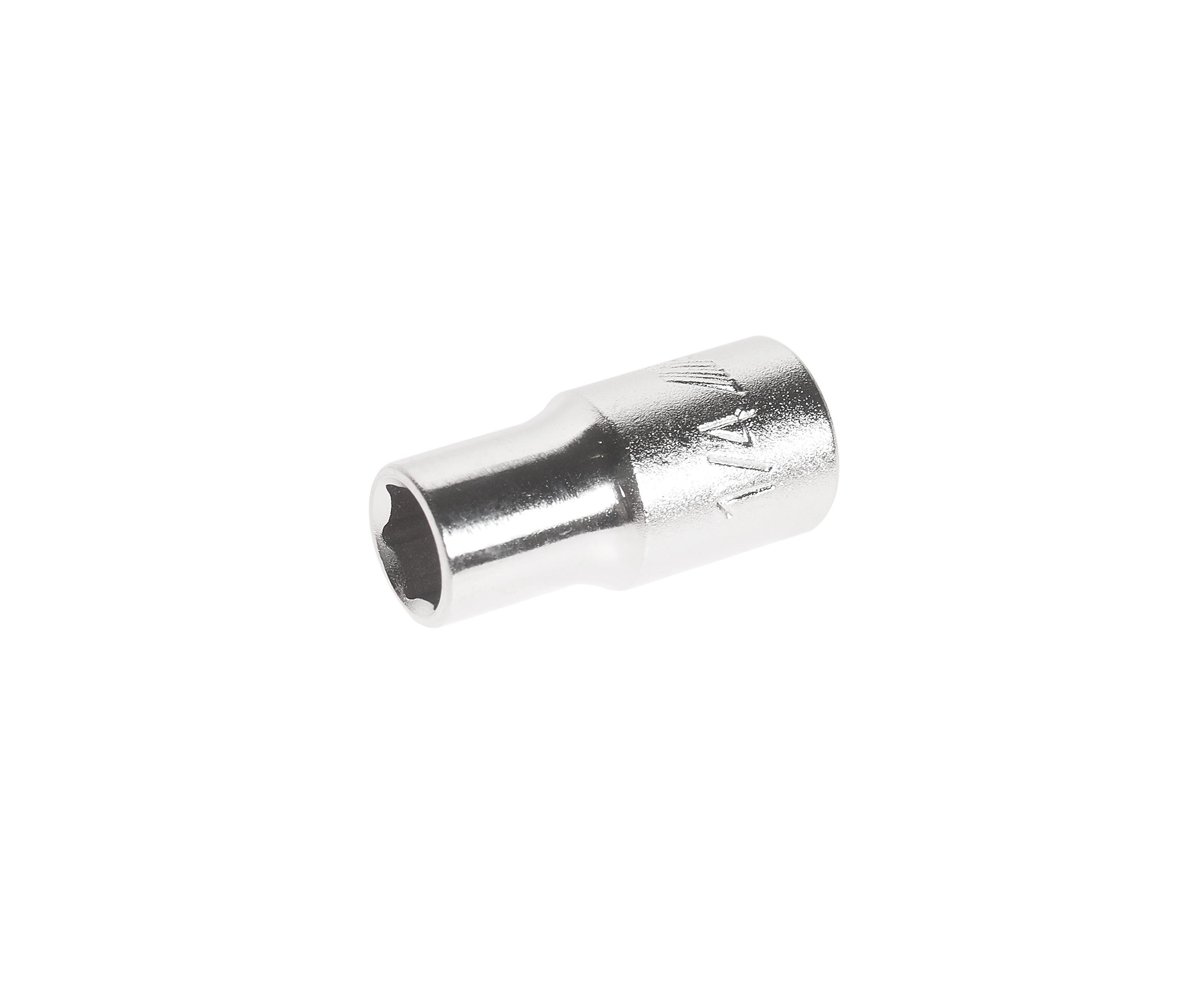 Головка торцевая 6 гр. 1/4" х 1/4" L=25 мм JTC /1/20/1000 JTC-22414