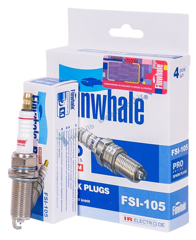 яяяСвеча FINWHALE IRIDIUM Toyota Auris, Corolla, Rav 4, Yaris FSI105 (к-т=4шт)
