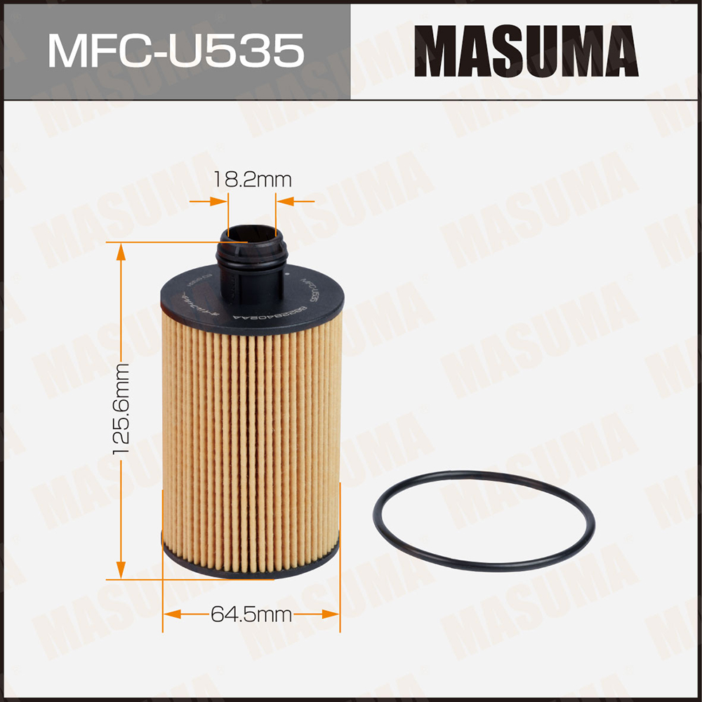 Фильтр масляный OE0108 вставка Masuma