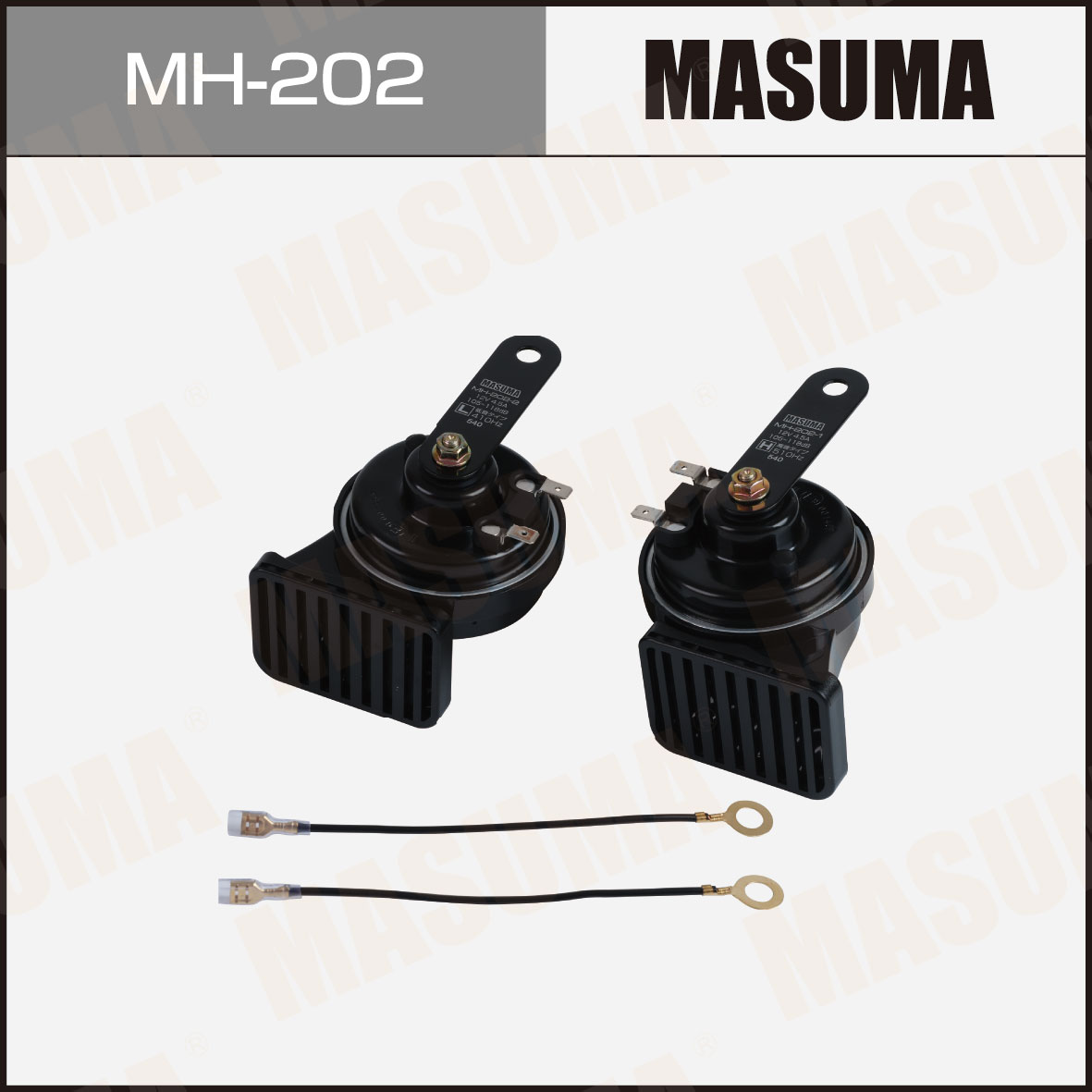 Сигналы звуковые , 12V 105-118dB 88мм Masuma