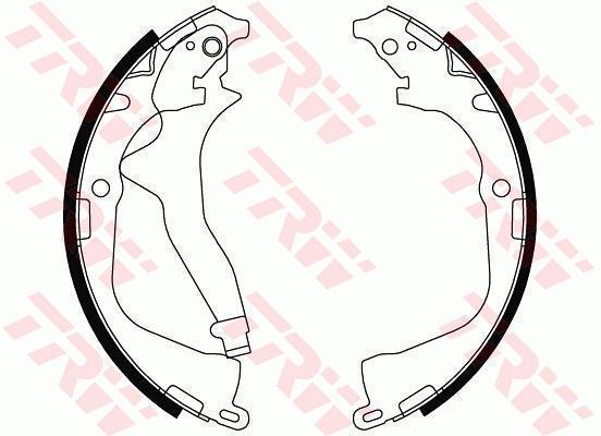 Колодки тормозные VW Amarok задние TRW