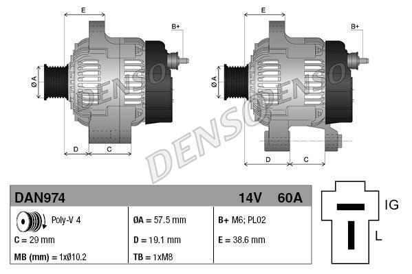Генератор DENSO