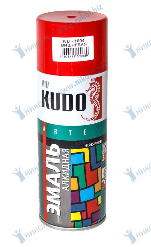 Краска аэроз красная вишня KUDO (520мл)