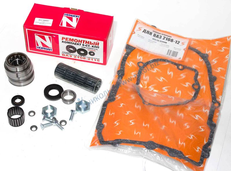 Подшипник КПП 2108 НОРМАН (р/к-т)