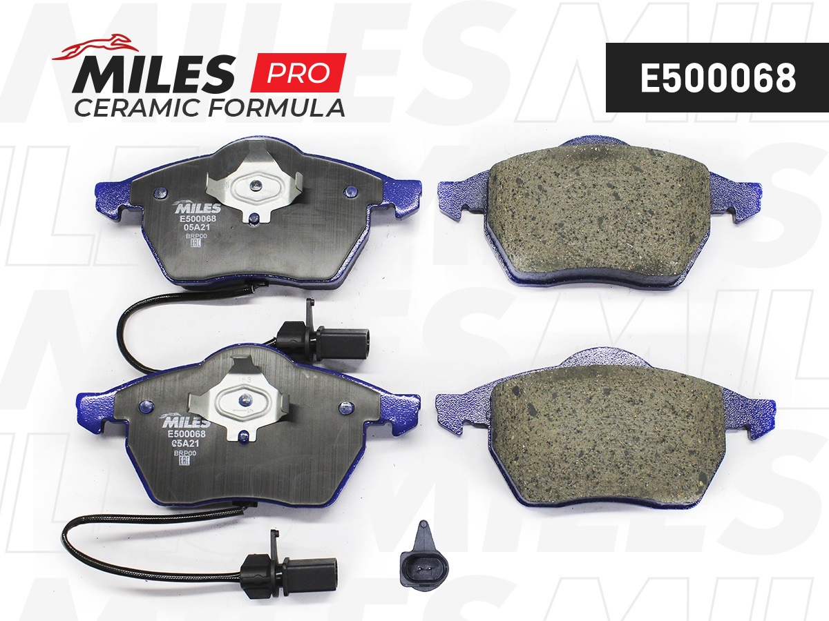 Колодки тормозные MILES E5 Ceramic AUDI A4/A6/VOLKSWAGEN PASSAT 97> передние