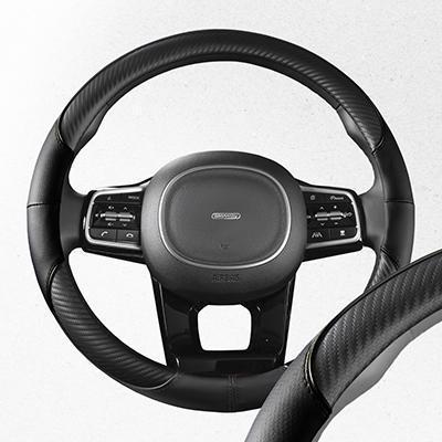 Оплетка руля M Skyway Eco Combo-12 экокожа черная