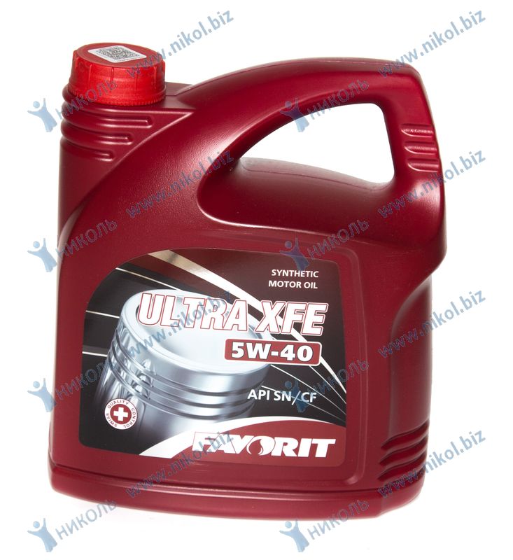 FAVORIT 5w40 Ultra XFE SN/CF 4л синт (пластик)