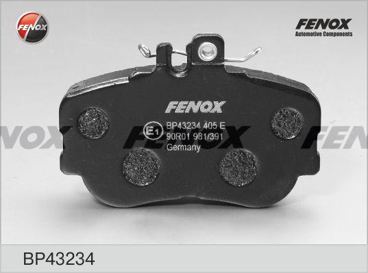 Колодки тормозные MB C-Class (W202) 93-, C-Class (S202) 96- передние дисковые (GDB1094) \ FENOX BP43234