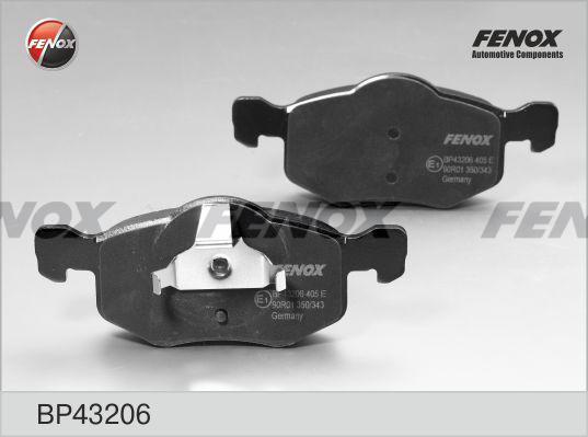 Колодки тормозные Ford Maverick 03-; Mazda Tribute 00- передние \ FENOX BP43206