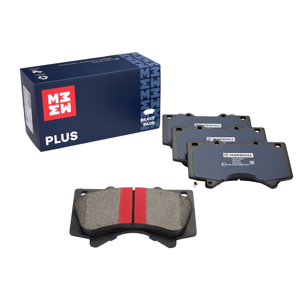 Колодки тормозные Toyota Land Cruiser 200 07-, Land Cruiser Prado 150 15- передние Marshall PLUS