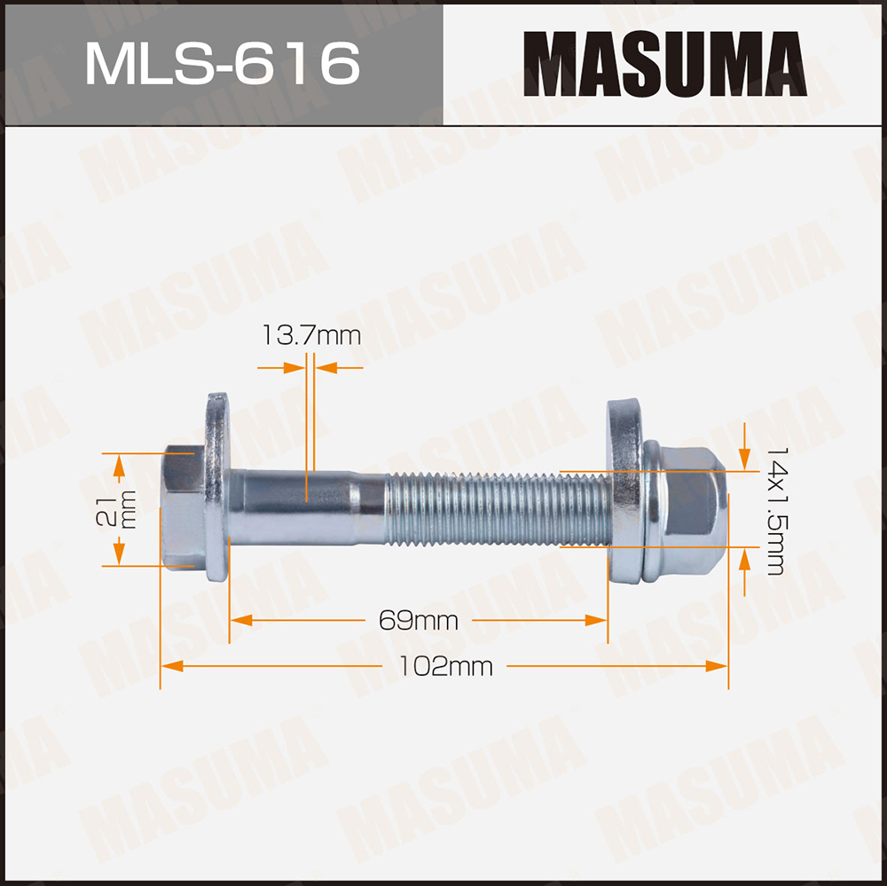 Болт эксцентрик Nissan Teana (L33R) 14-; Infiniti QX 17- Masuma