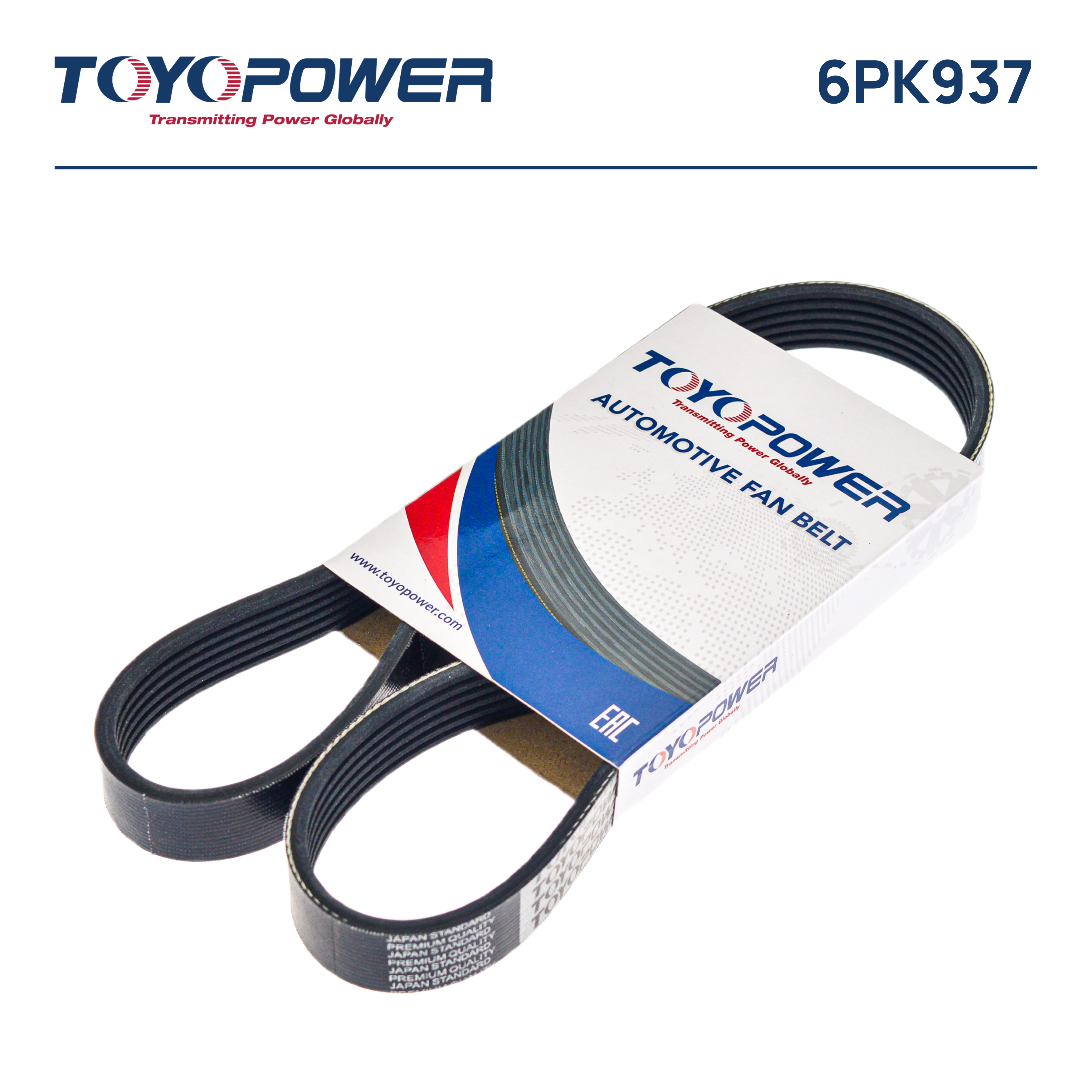 Ремень поликлиновой 6PK937 Toyopower
