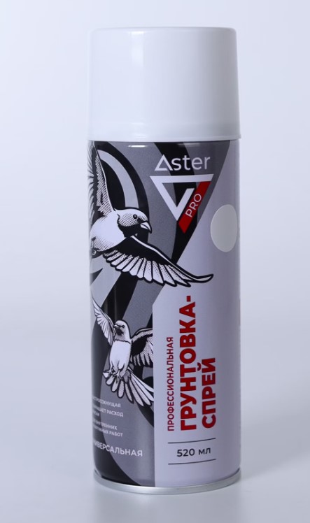 Грунт аэрозоль белый 520 мл Aster