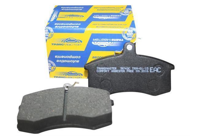 Колодки тормозные для а/м ВАЗ 2108 передние Professional Transmaster 