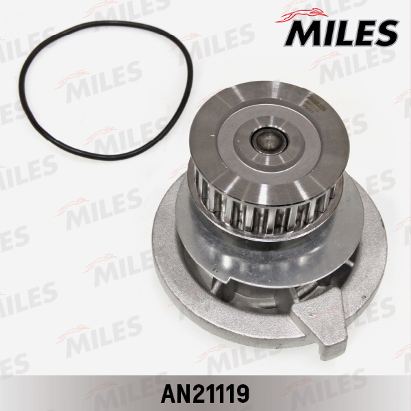 Помпа MILES OPEL 1.6/1.8 >90/DAEWOO ESPERO >99 (с пластиной под шкивом)