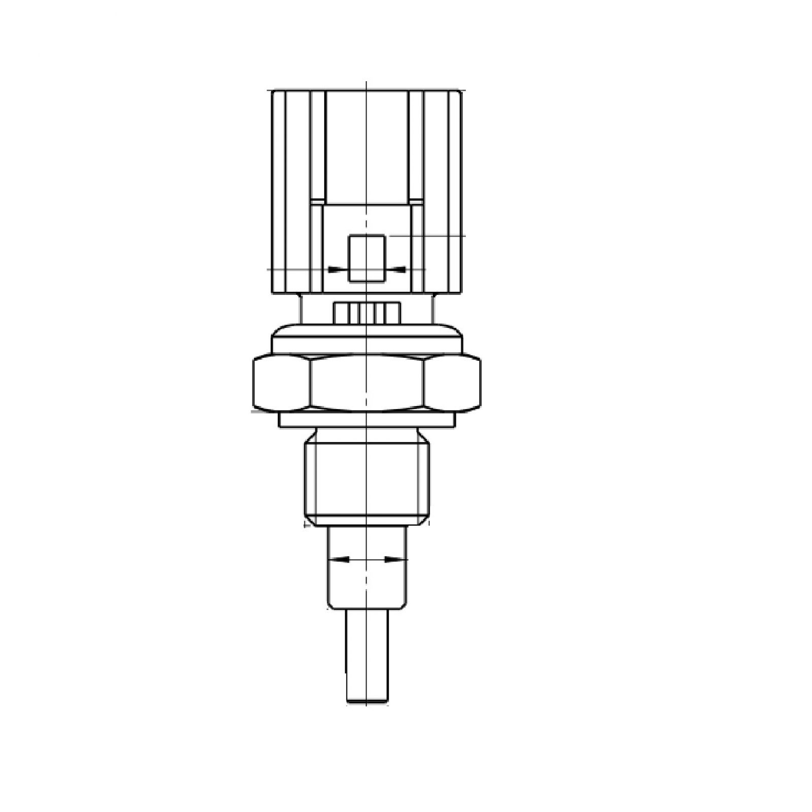 Датчик температуры Toyota Corolla 06- 1.6i, Camry 06- 2.4i, 11- 2.5i; Geely Tugella 19- Startvolt
