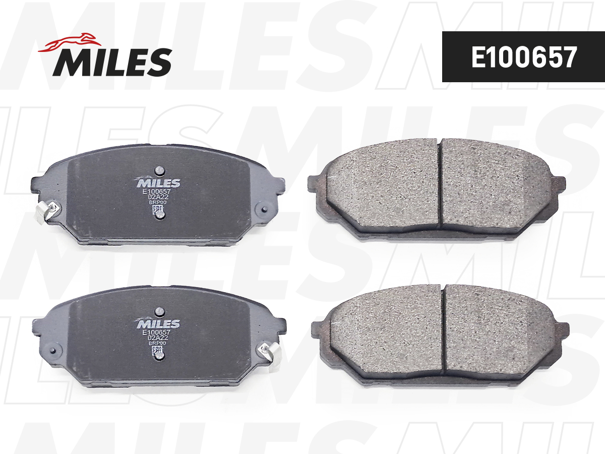 Колодки тормозные MILES 