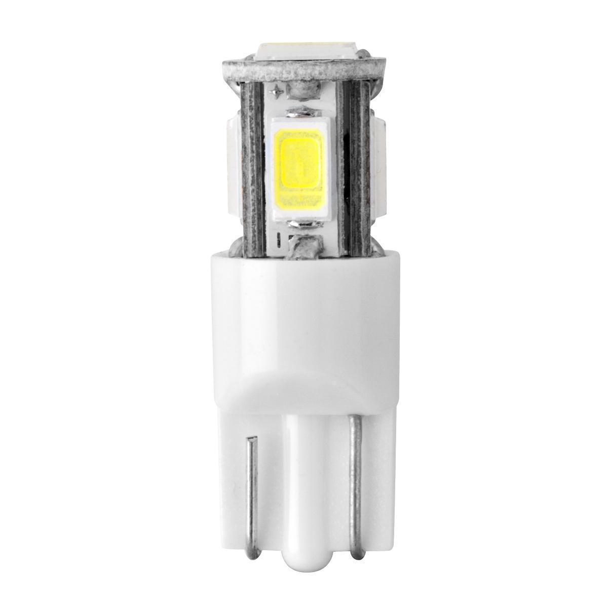 Лампа светодиодная 12V 5W без цоколя белый 6 SMD (габариты, повт.поворотника) 10 шт. Маяк
