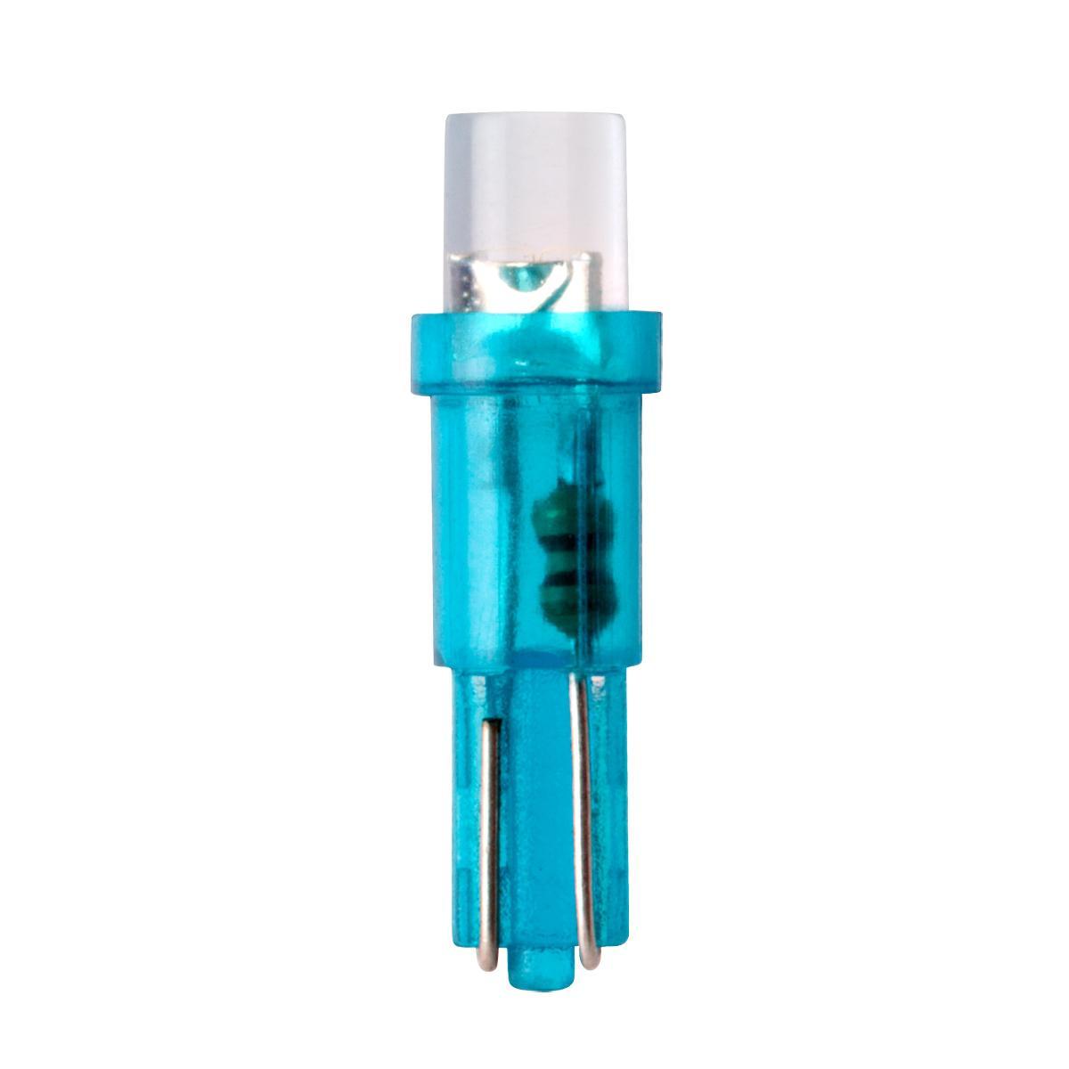 Лампа светодиодная 12V 1,2W без цоколя синий 1 LED (приборная) 10 шт. Маяк\1LED