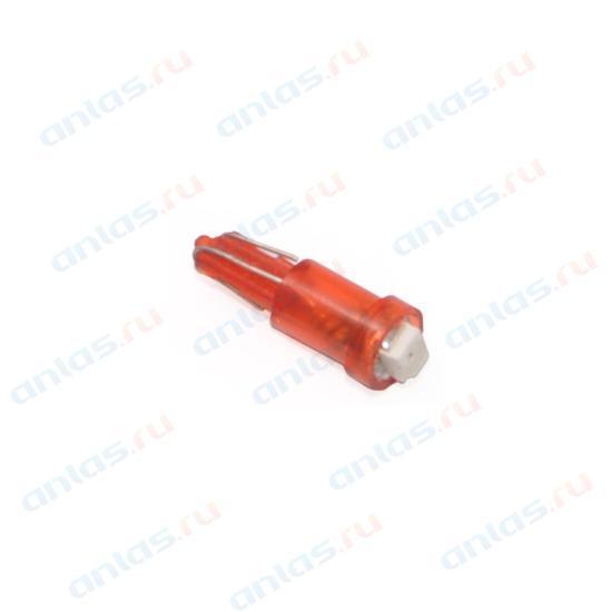 Лампа светодиодная 12V 1,2W без цоколя красный 1 SMD (приборная) 10 шт. Маяк