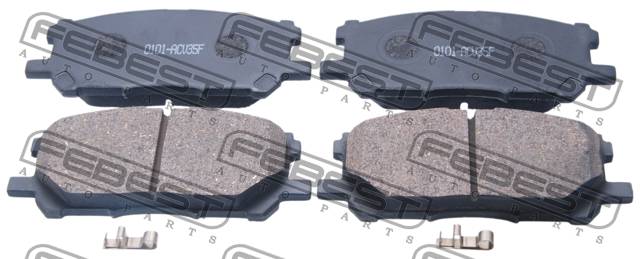 Колодки тормозные Lexus RX 03-08; Toyota Harrier 03-12 передние \ FEBEST 0101-ACU35F