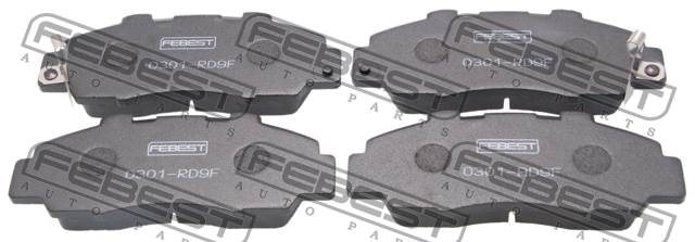 Колодки тормозные Honda Civic 97-, (FD, FA) 06-, Accord 89-08; Suzuki SX4 06- задние \ FEBEST 0301-RD9F