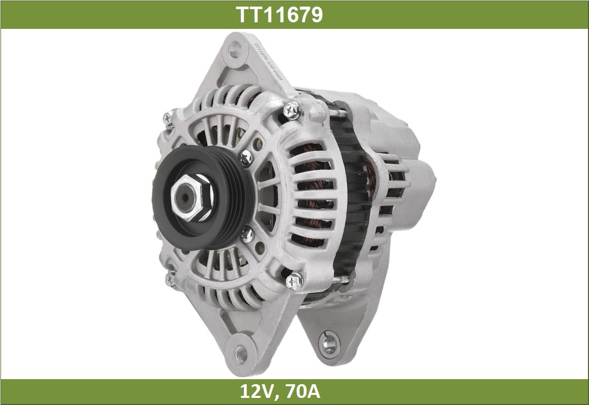 Генератор Mazda Demio ,323 12V, 70A, 4-Groove Pulley TESLA TECHNICS