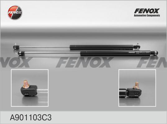 Амортизатор задней двери для а/м ВАЗ 1119, 2194 усиленный \ FENOX A901103C3