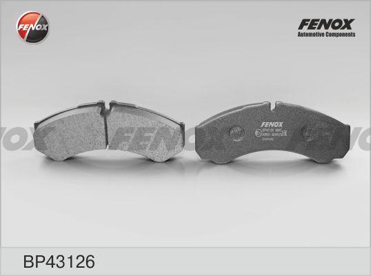 Колодки тормозные Iveco Daily II-VI 89-, Iveco Daily Citys 14- задние \ FENOX BP43126