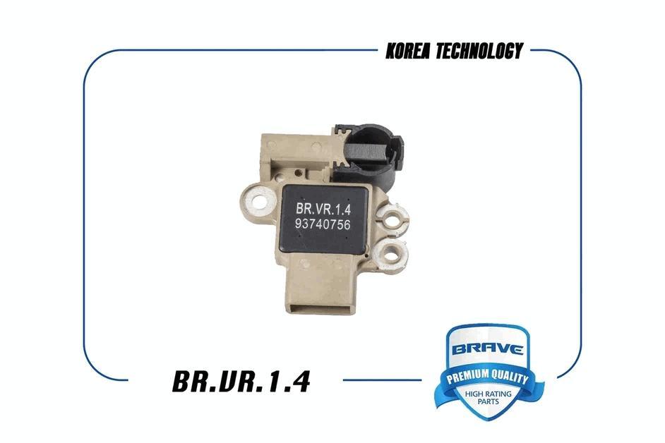 Регулятор напряжения генератора Chevrolet Aveo 02-, Lacetti 04-, Captiva 06- 3PIN BRAVE