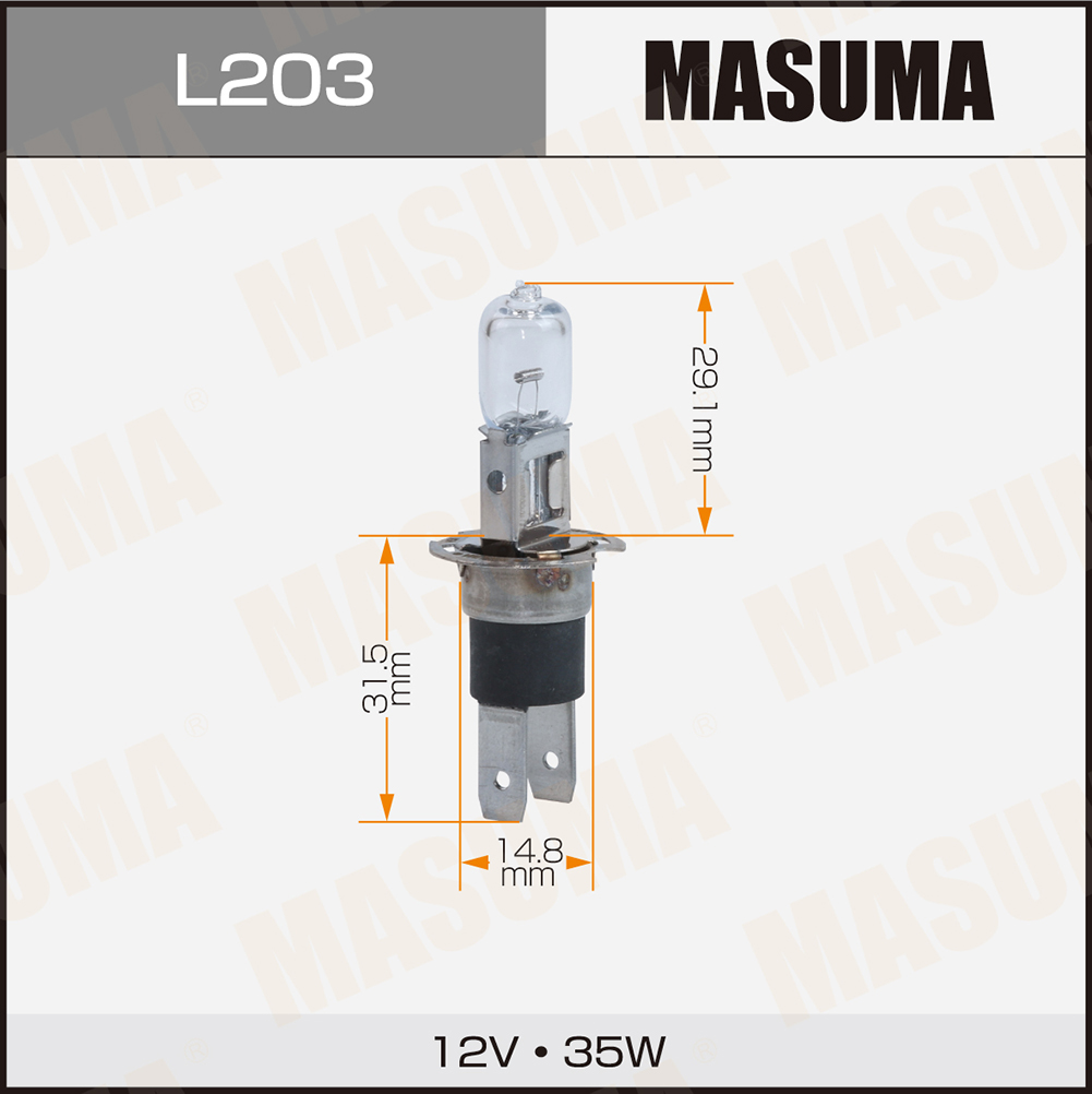 Лампа галоген H3D 12V 35W Masuma