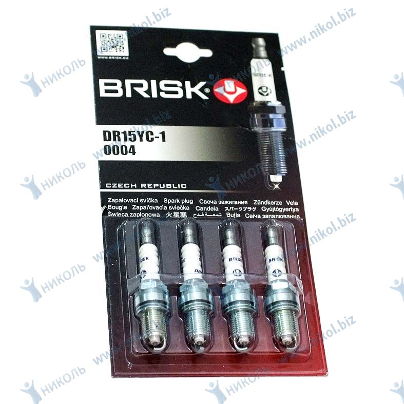 Свеча BRISK Super 2112 (16кл) DR15YC-1 (к-т=4шт)