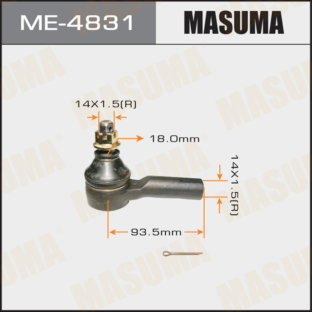 Наконечник рулевой Nissan X-Trail (T30) 01-07, Pathfinder (R50) 97-05 MASUMA