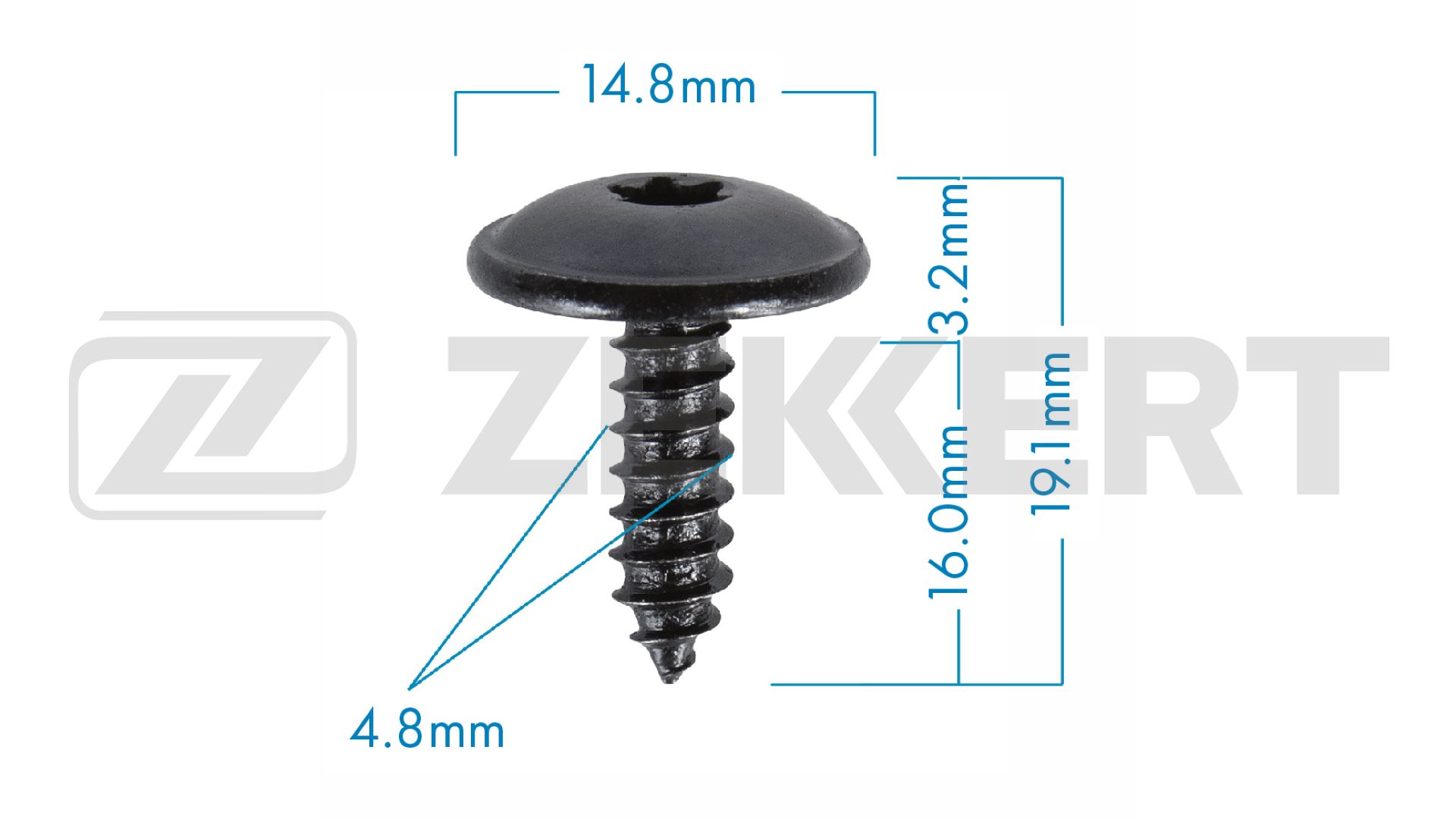 Саморез ZEKKERT BE1223 VAG мин. кол. заказа 10шт