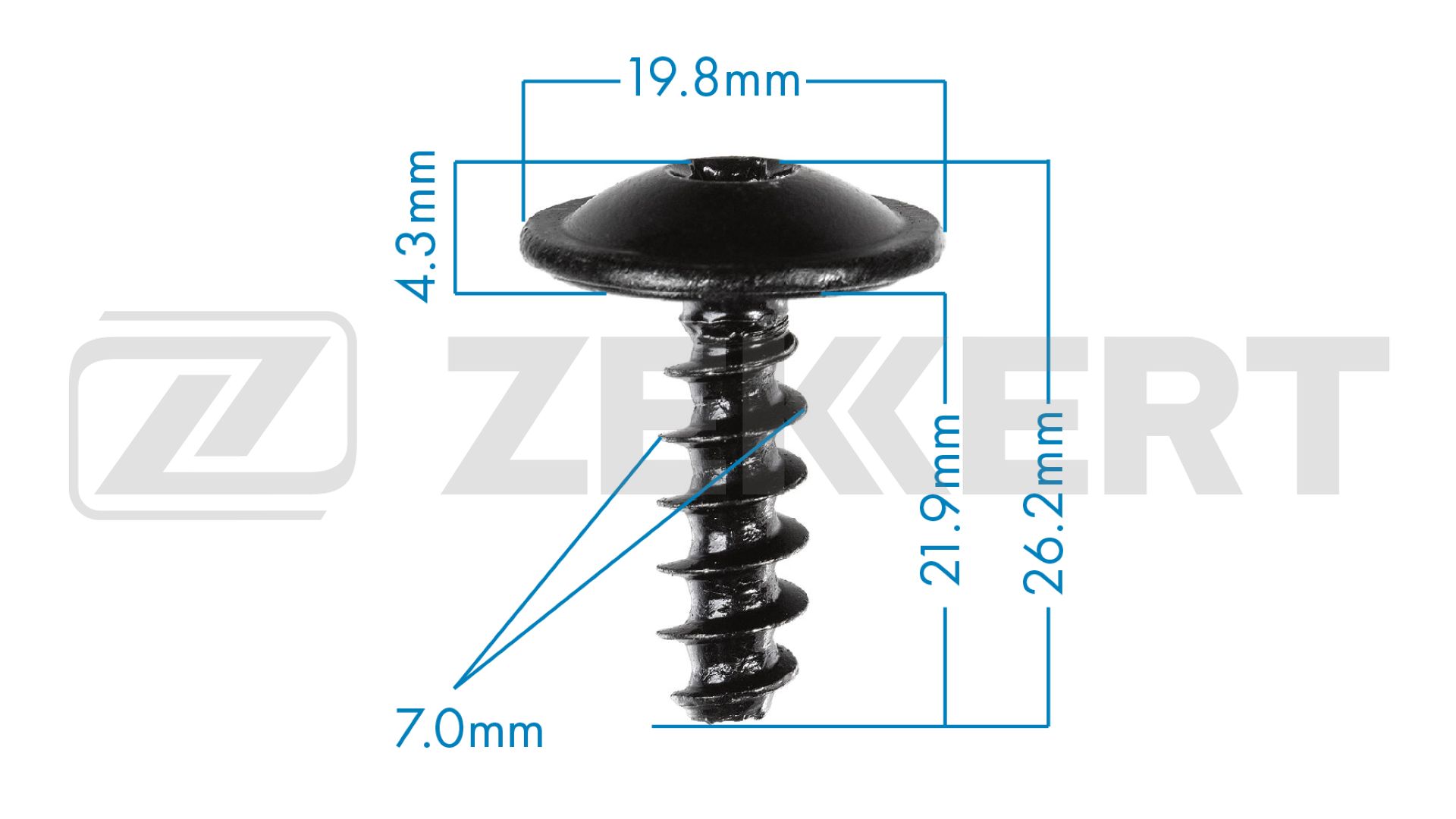 Саморез ZEKKERT BE1246 VAG мин. кол. заказа 10шт