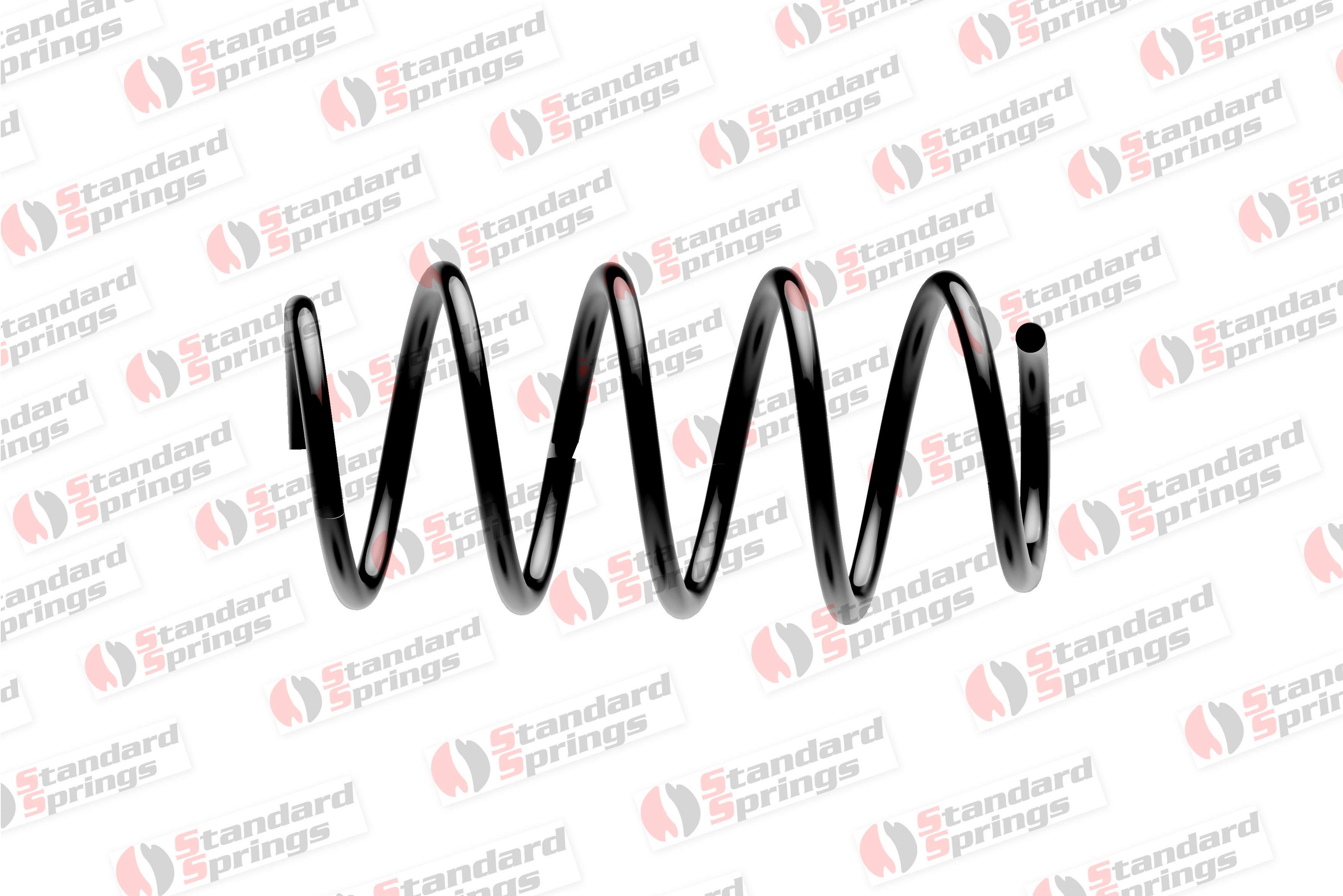 Пружина Audi A3 03- передняя (1.6Tdi, 1.9TDI, 2.0FSI, 2.0TFSI) (1K0411105CC) \ STANDARD SPRINGS ST102060F