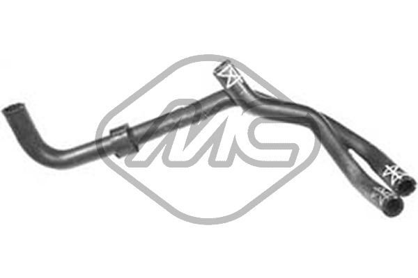 Шланг теплообменника VW Passat 1.9D 97-01_METALCAUCHO