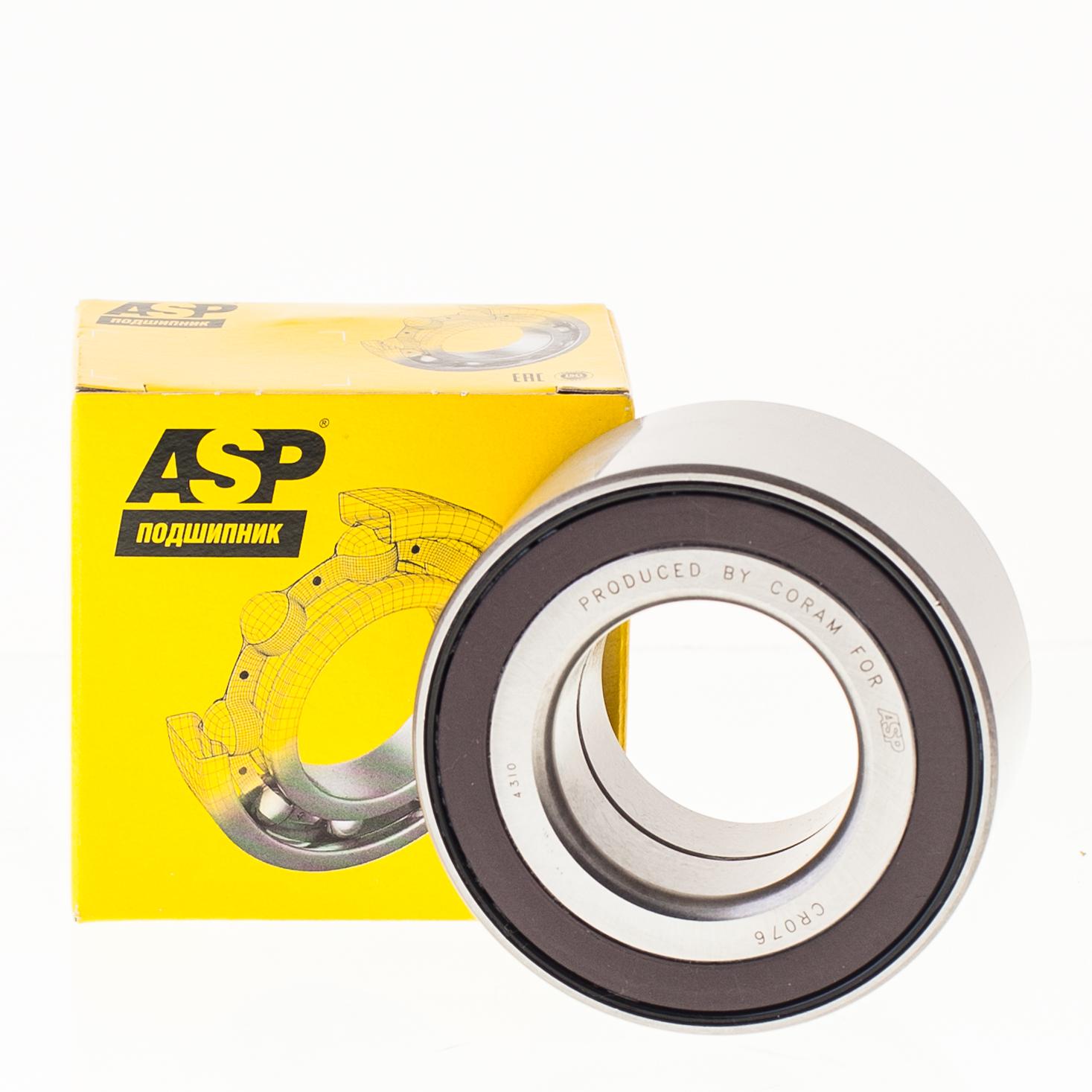 Подшипник ступицы для а/м Lada Largus 12-, Xray 16-; Renault Logan 10-; Nissan передней 37x72x37 (+ABS) ASP