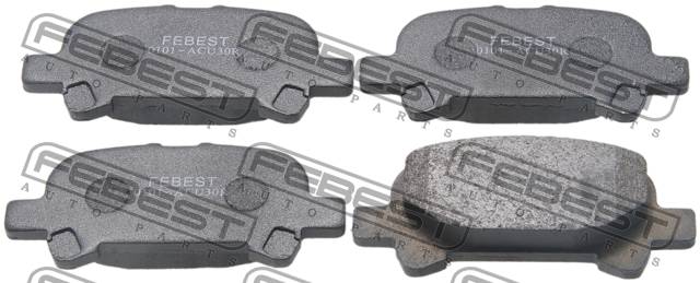 Колодки тормозные TOYOTA CAMRY ACV3# 2001.09-2006.01 [JP] задние \ 0101-ACV30R FEBEST