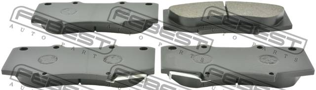 Колодки тормозные Toyota Hilux 12- передние Hilux 04-, Land Cruiser 90-, Tacoma 98- \ FEBEST 0101-KUN60F
