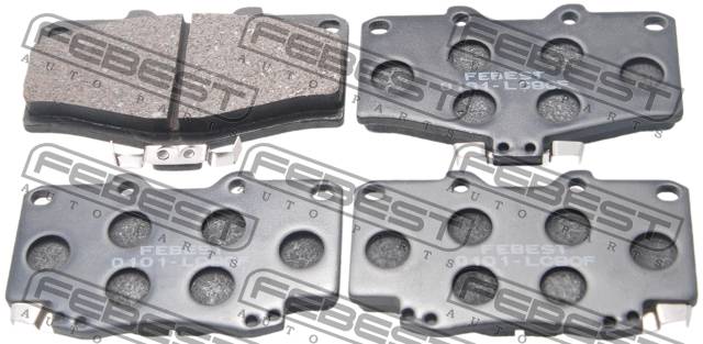 Колодки тормозные Toyota Land Cruiser (J70, 80, 90) 84-02, 4 Runner 87- передние \ FEBEST 0101-LC90F
