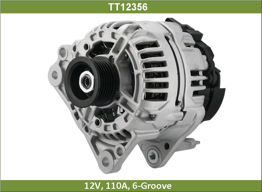 Генератор VAG Octavia/A5/Golf V-VI/Fabia I-II/Roomster/A3 1.6/1.4 TSi 110A Tesla Technics