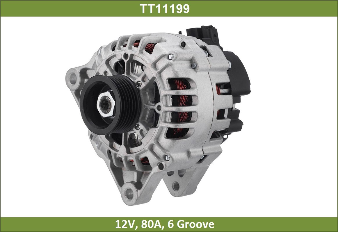 Генератор CITROEN BERLINGO/C4/С5/PEUGEOT 206 80A Tesla Technics